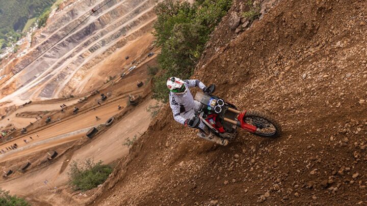 The Ducati DesertX conquers the Iron Road Prolog at the Erzbergrodeo with Antoine Meo
